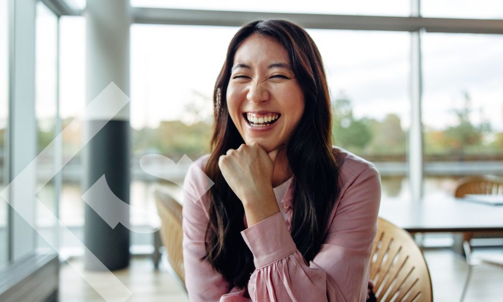 confident smile in common