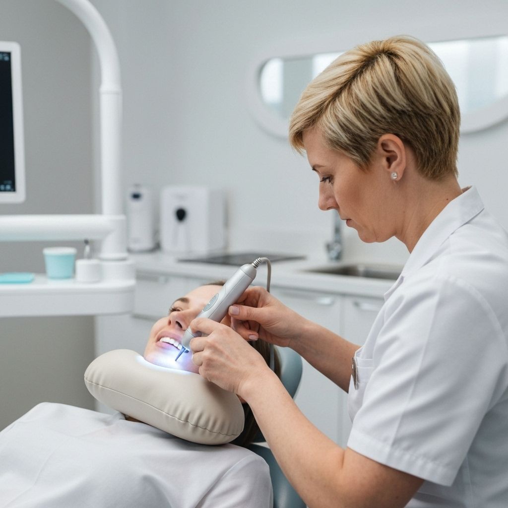 dentist performing digital examination